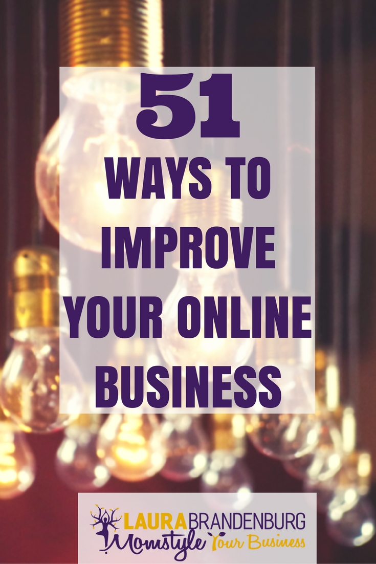 51 Ways To Improve Your Online Business